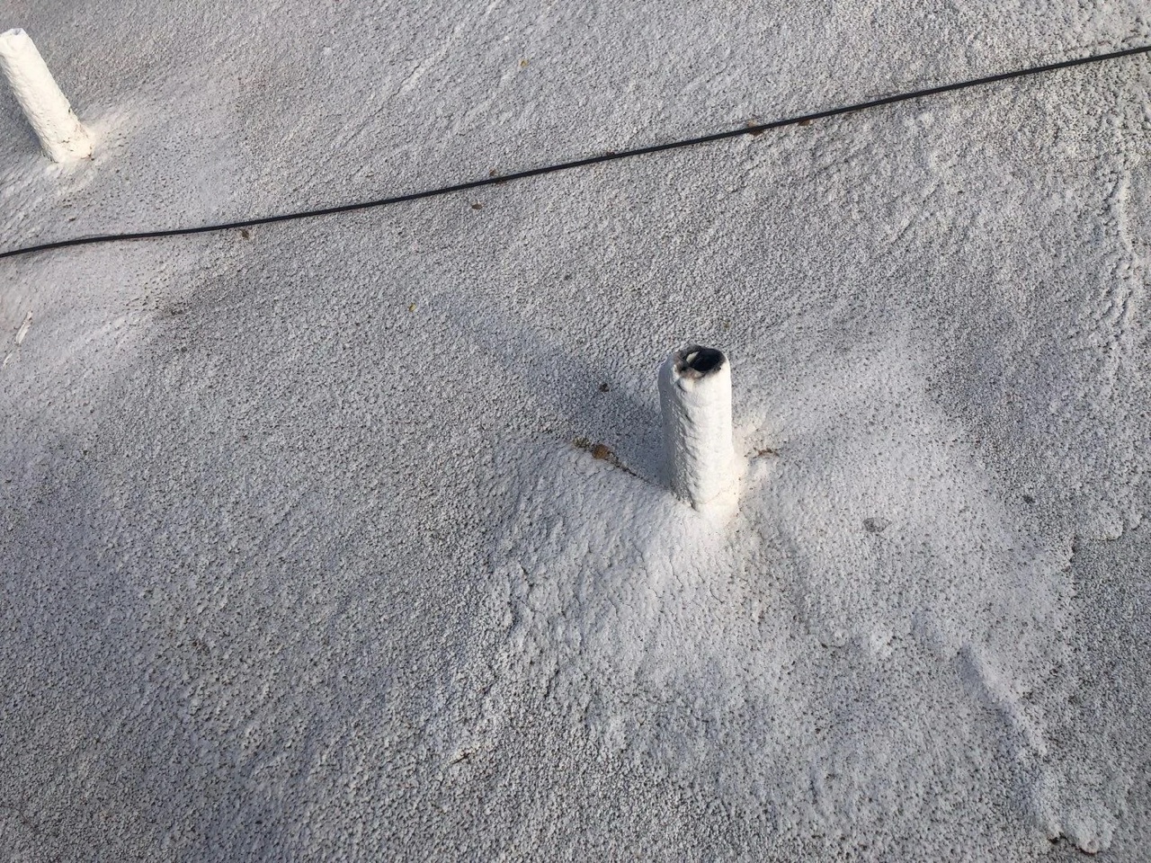 Flat roof tear-off and replacement on Amarillo, TX commercial property