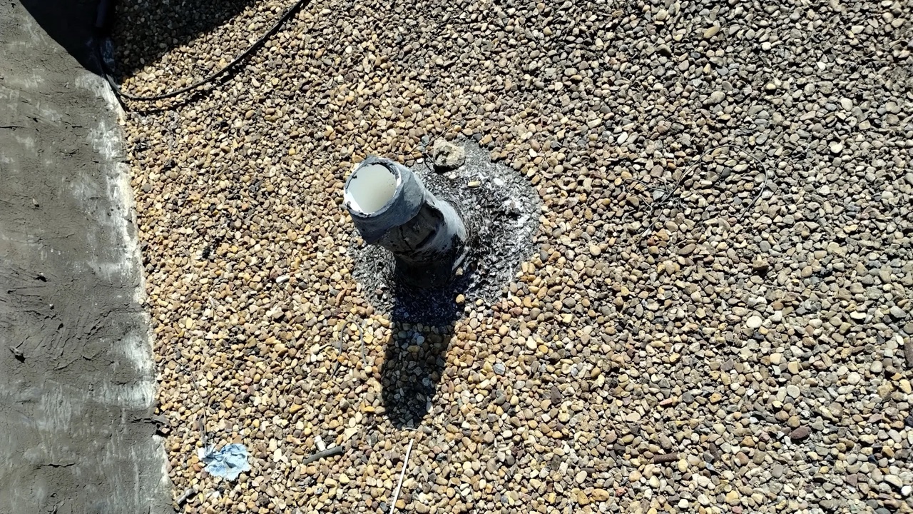 Midland commercial building after TPO roof installation - Energy-efficient white membrane roofing - 5 Star Commercial Roofing