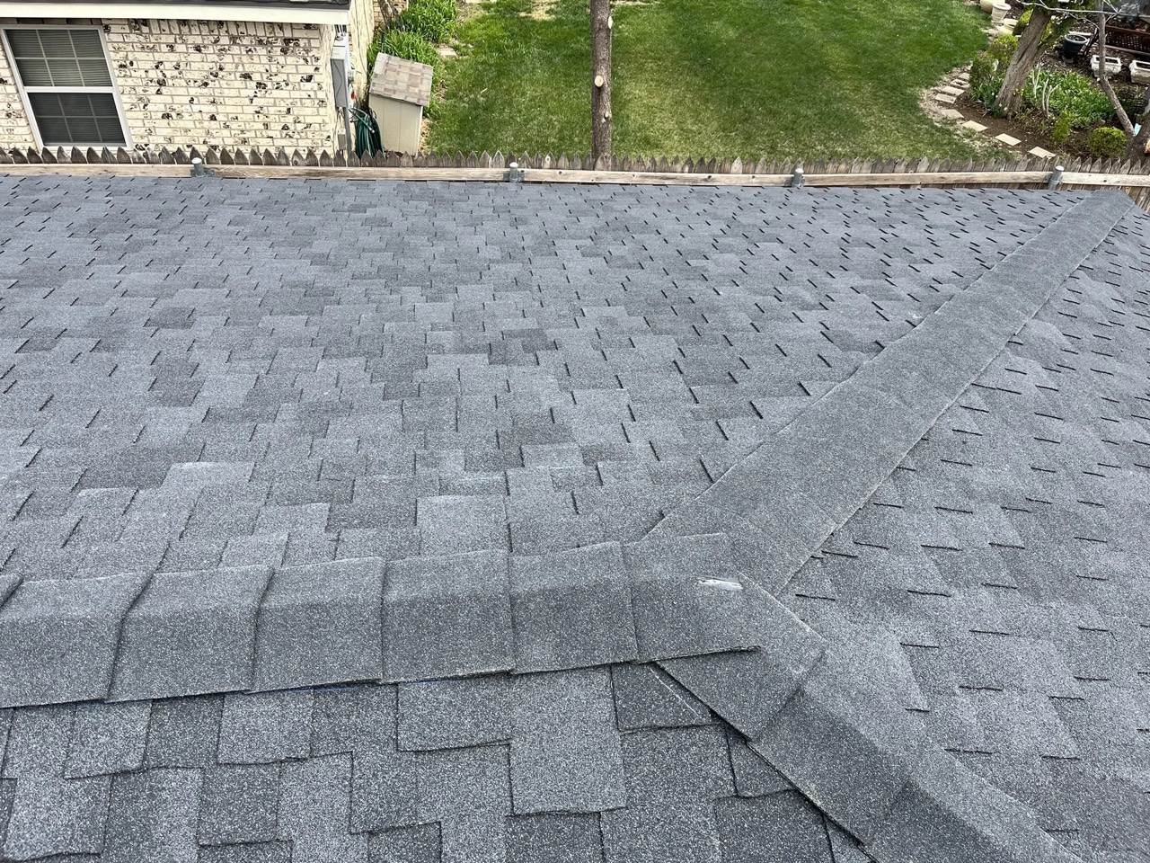 Insurance claim documentation for roof damage in Midland Texas - Professional photo evidence - 5 Star Commercial Roofing