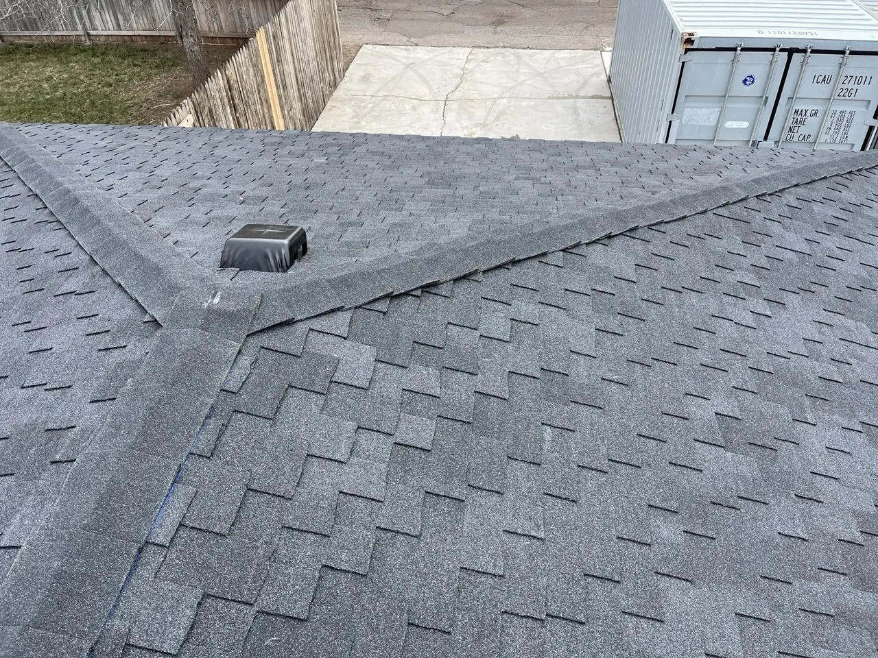 Insurance claim documentation for roof damage in Midland Texas - Professional photo evidence - 5 Star Roofing