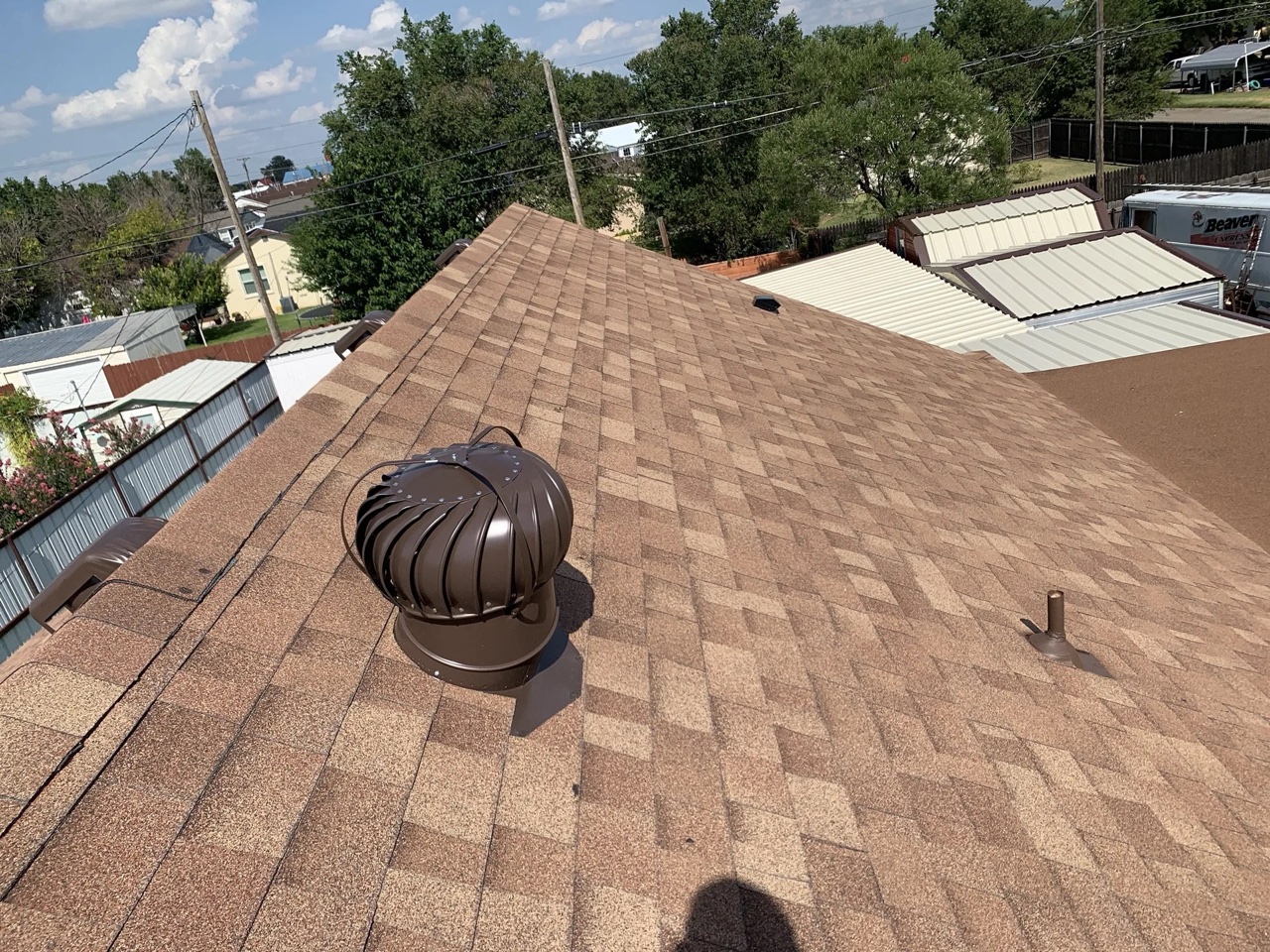 Complete roof replacement in Amarillo TX - Impact resistant shingles