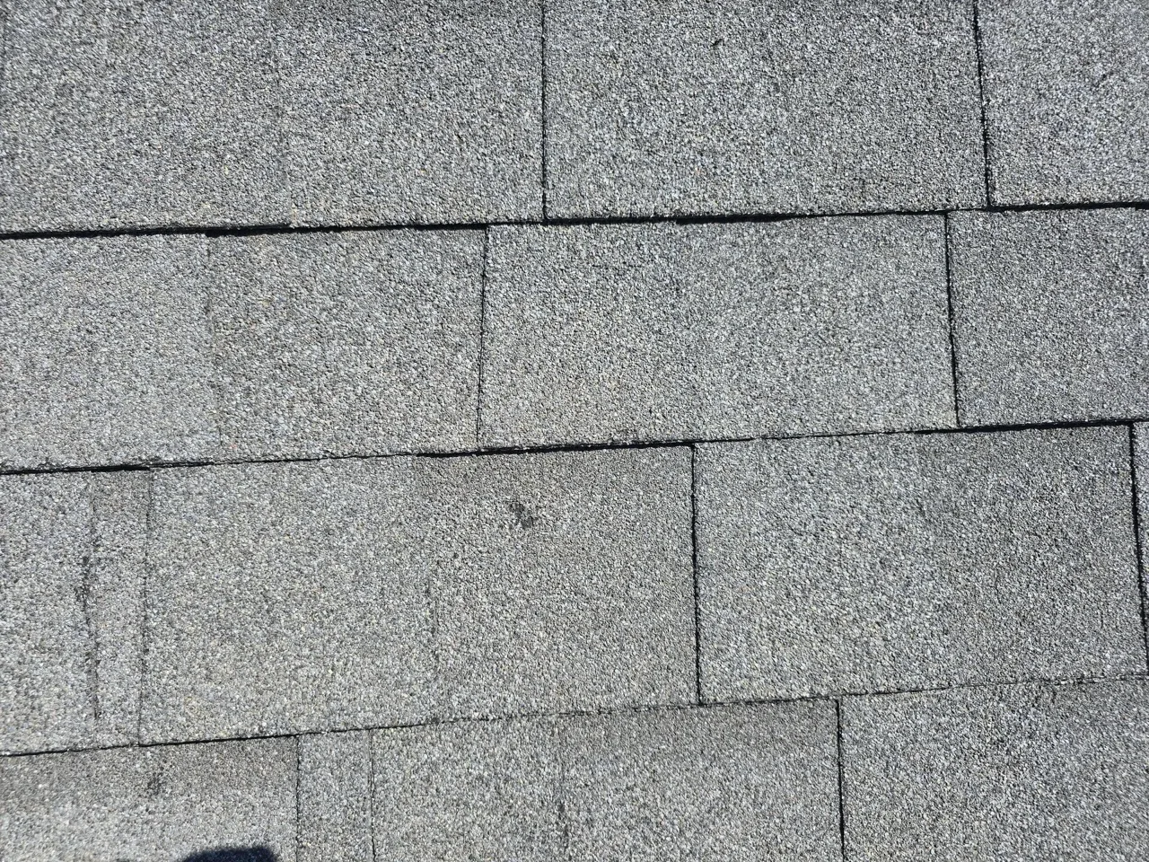 Midland commercial roof before storm wind damage repair - Blown off shingles - 5 Star Roofing