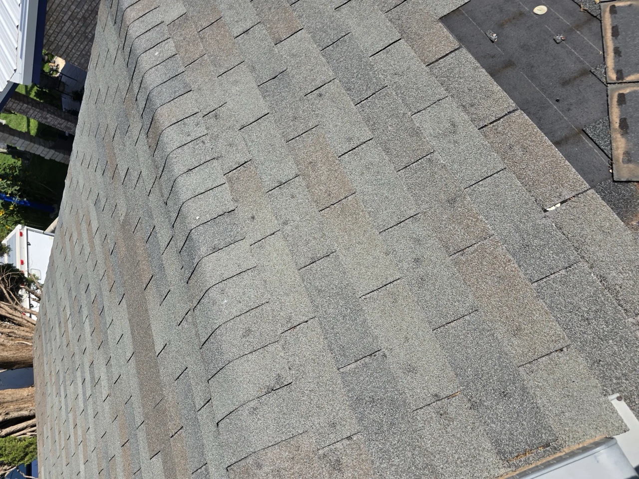 Completed asphalt shingles roof in Odessa, TX by 5 Star Roofing