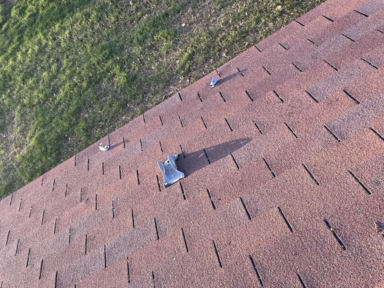 Metal roofing panels installed on a commercial building in Wichita Falls, Texas