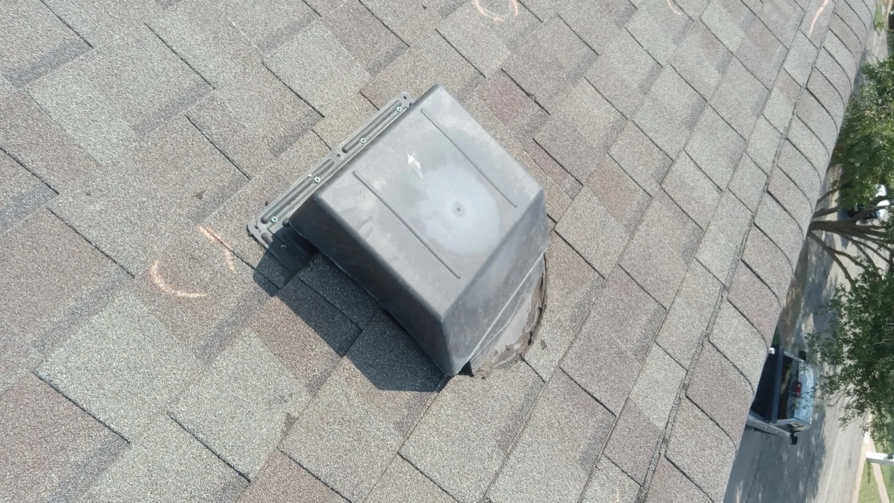 New residential asphalt shingle roof completed in San Angelo, TX